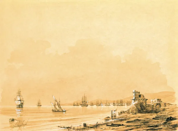 Iwan Konstantinowicz Ajwazowski, Port w Teodozji na Krymie