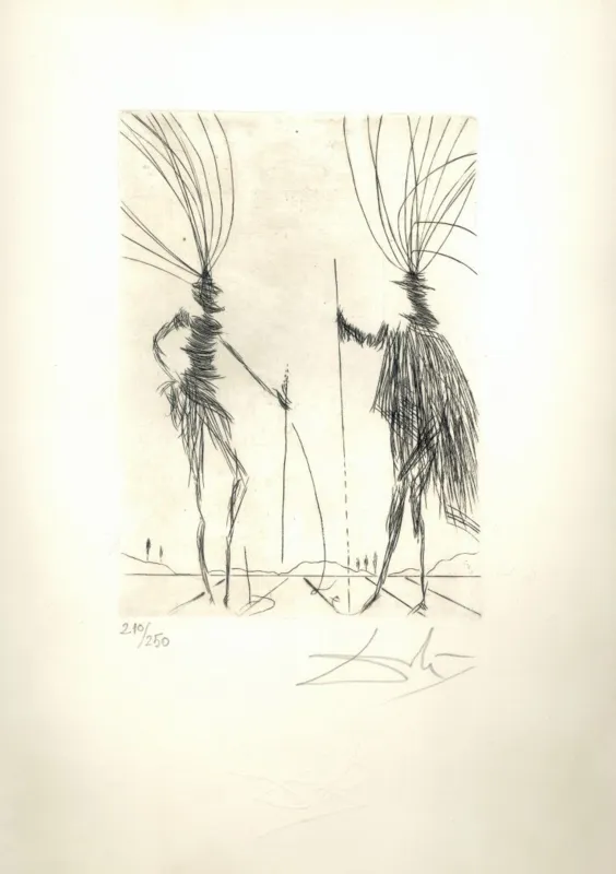 Salvador Dali, CYMBELIN, Z SERII SHAKESPEARE II, 1971