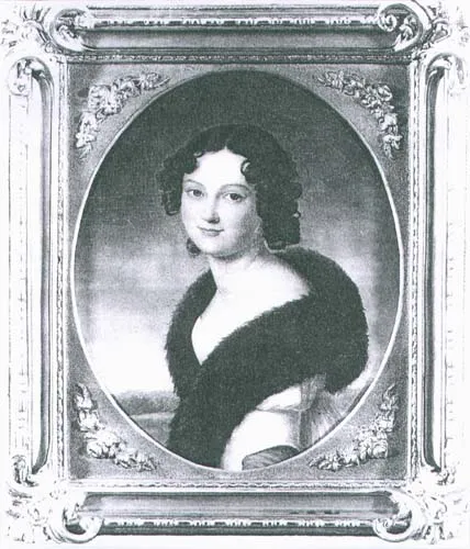 Henri Francois (?) Riesener, Portret młodej kobiety