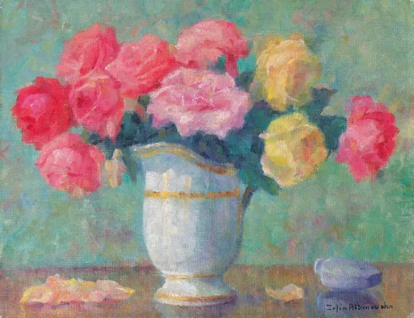 NN NN, Róże w dzbanku, po 1945