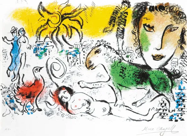 Marc Chagall, XX WIEK (XXe siécle), 1973