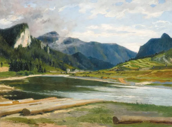 Marceli Harasimowicz, DUNAJEC W PIENINACH, 1911