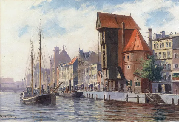 Waldemar Schlichting, Nad Motławą - Stary żuraw w Gda