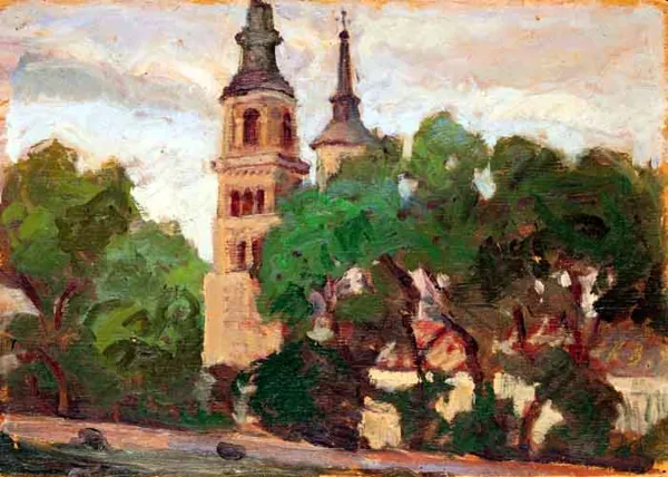 Karol Biske, Kościół w Tumie pod Łęczycą