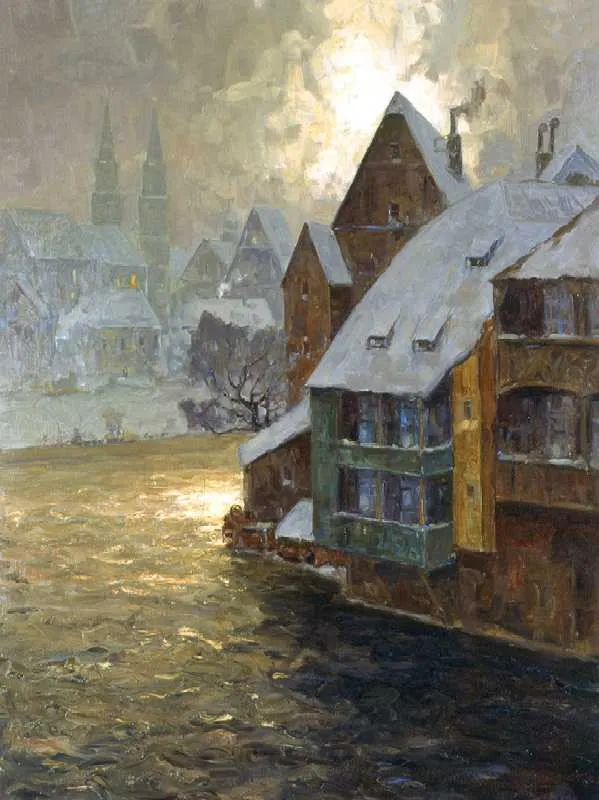 Erich Mercker, Widok Norymbergi, ok. 1920