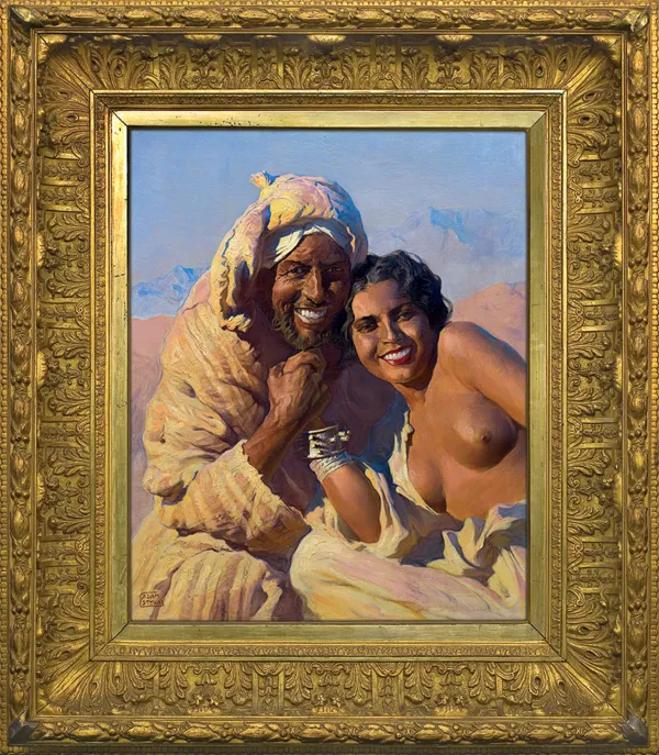 Adam Styka, FLIRT. MAROKAŃSKA IDYLLA, ok. 1930