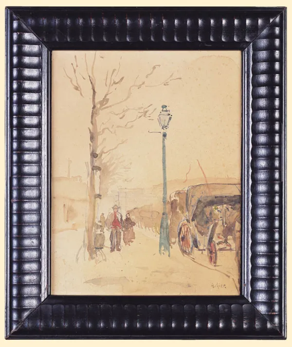 Aleksander Gierymski, MOTYW Z ULICY PARYSKIEJ, ok. 1890-1893