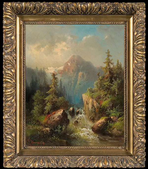 Guido Hampe, WODOSPAD ALPEJSKI, 1874