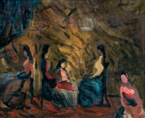 Alfred  Aberdam, KOBIETY WE WNĘTRZU, 1937