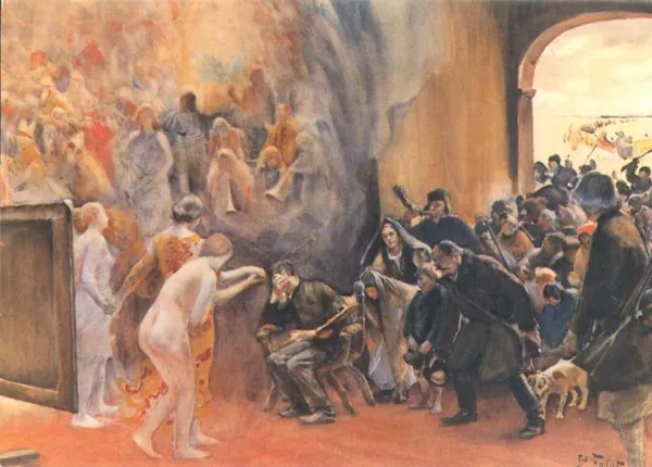 Julian Fałat, Dwa światy