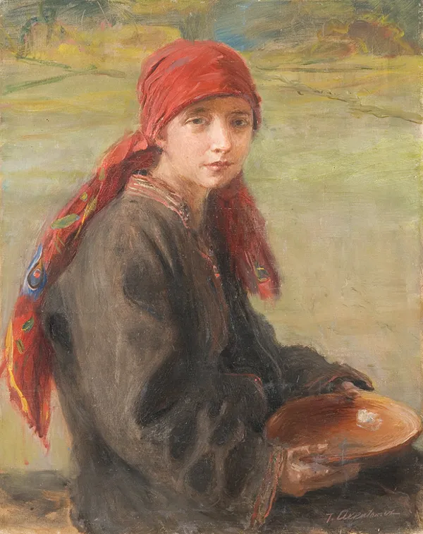 Teodor Axentowicz, DZIEWCZYNA HUCULSKA