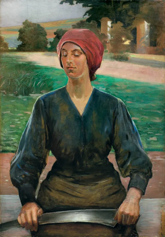 Jacek Malczewski, ŻNIWIARKA - THANATOS, 1921