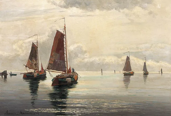 Ernst Hugo  Lorenz-Murowana, 27. Kutry u brzegu, 1942