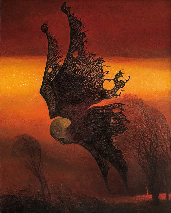 Zdzisław Beksiński, BEZ TYTUŁU, 1976	