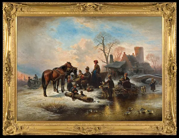 Wilhelm Alexander Meyerheim, ZIMĄ PRZED CHATĄ