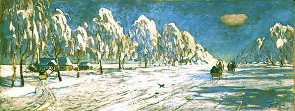 Julian Fałat, Zima w Nieświeżu