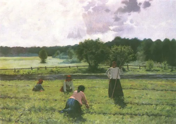 Aleksander Gierymski, Krajobraz wiejski ze sztafażem