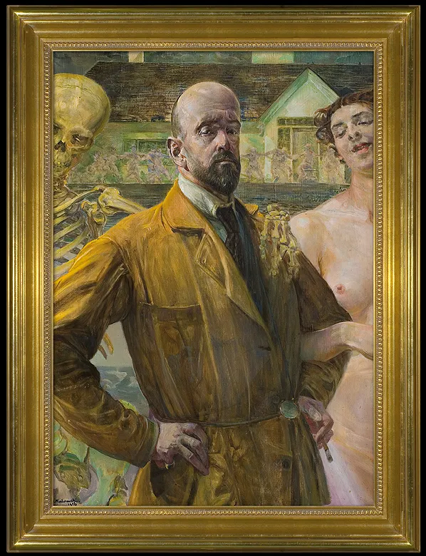 Jacek Malczewski, AUTOPORTRET – ŻYCIE I ŚMIERĆ, 1916
