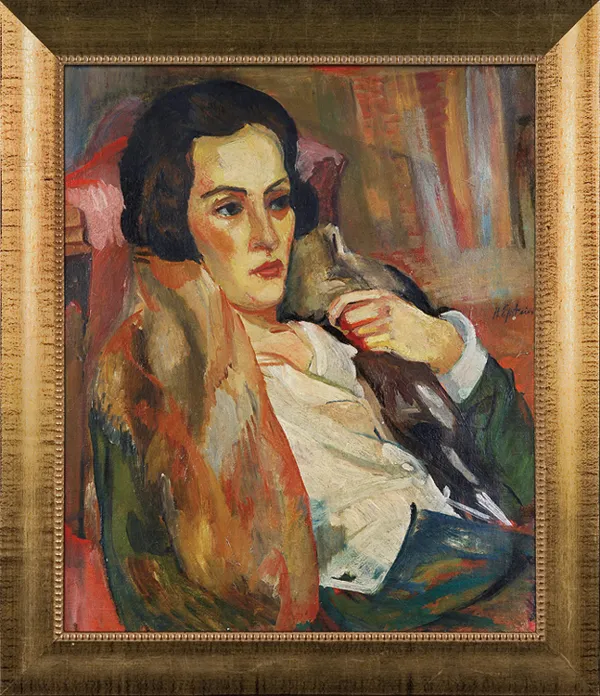 Henryk Epstein, KOBIETA W FUTRZE, przed 1939