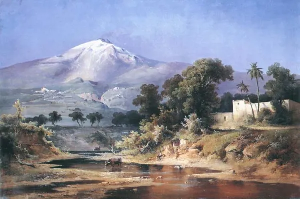 Guido Hampe, Krajobraz sycylijski