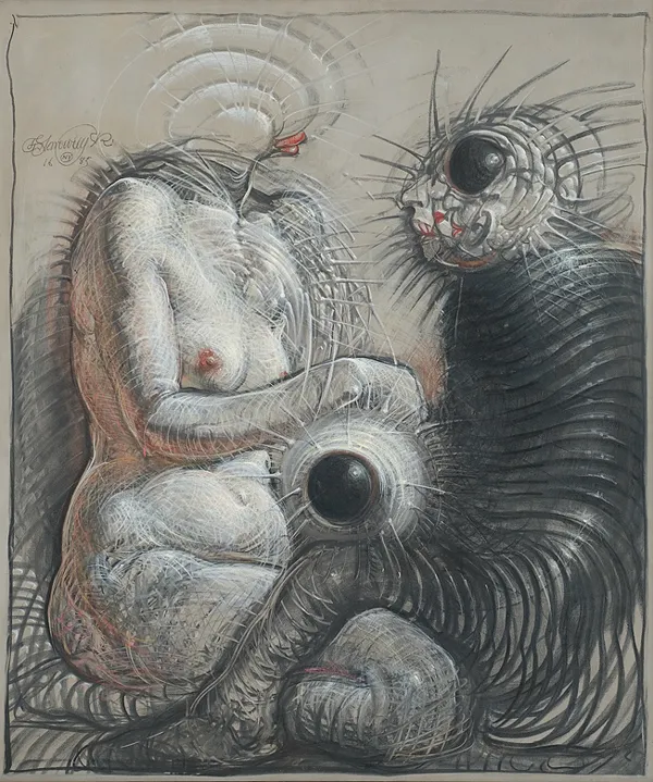 Franciszek Starowieyski, BEZ TYTUŁU, 1985