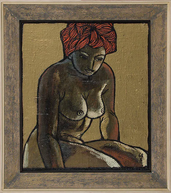 Benon Liberski, Akt siedzący, 1968