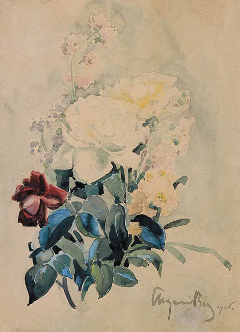 Leon Wyczółkowski, KWIATY, 1926