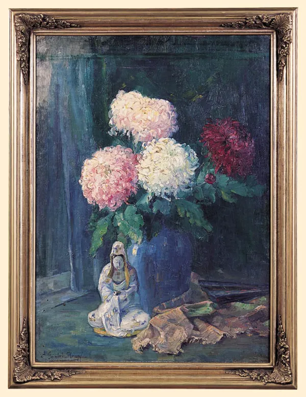 Anna Gumlich-Kempf, MARTWA NATURA Z CHRYZANTEMAMI