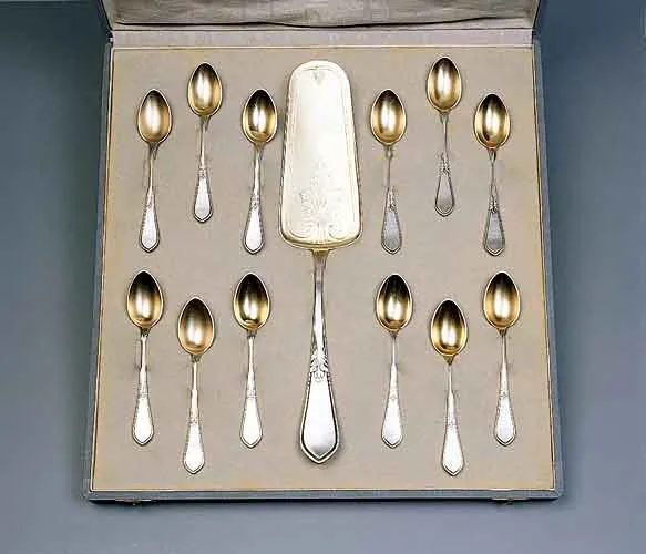 Autor nierozpoznany, Sztućce do ciast