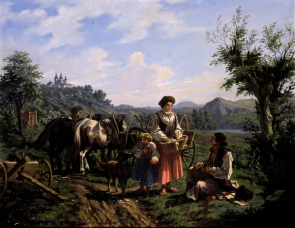 Wilhelm Leopolski, Spoczynek pod Bielanami, 1856