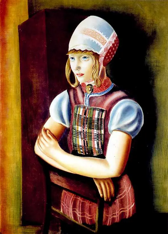 Mojżesz Kisling, Francuzka (Dziewczyna w ludowym stroju)