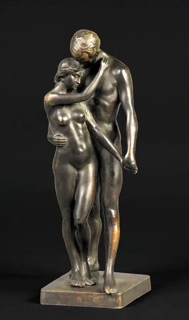 Ferdinand Lepcke, W uścisku, ok. 1890