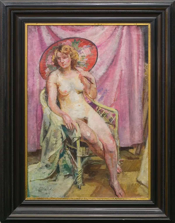 Ignacy Pieńkowski, Modelka z japońską parasolką