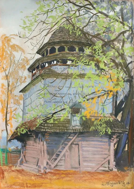 Leon Wyczółkowski, JAREMCZE XIII. DZWONNICA (KAPLICZKA), 1910