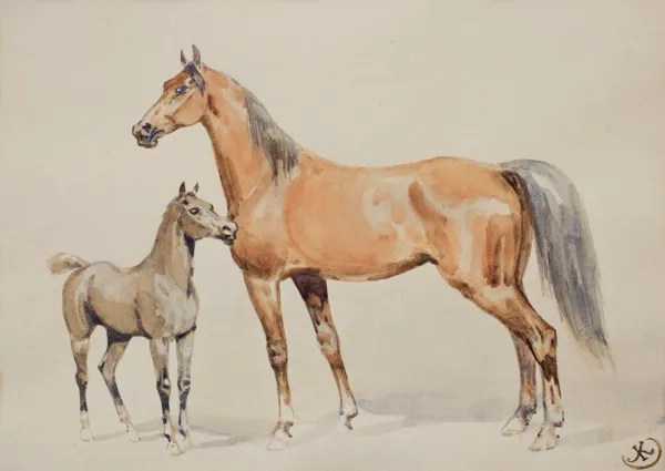 Juliusz Kossak, KLACZ ZE ŹREBIĘCIEM