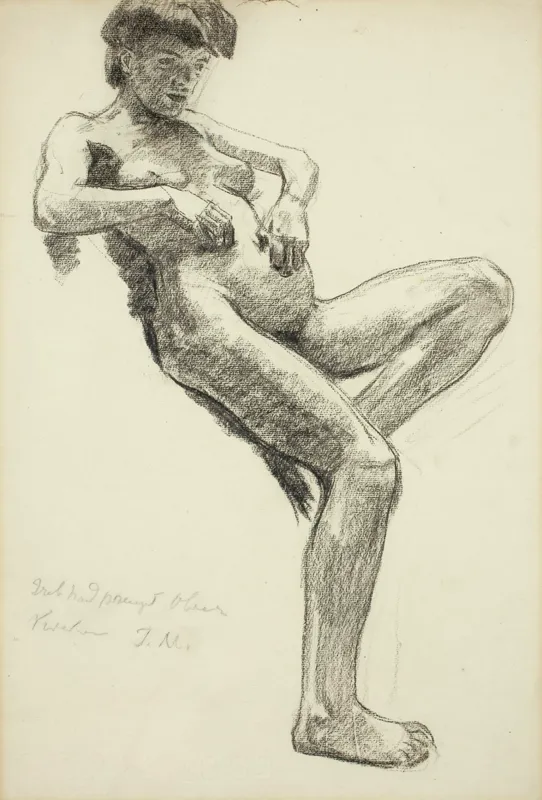 Józef Mehoffer, AKT KOBIETY; OGIEŃ, 1906