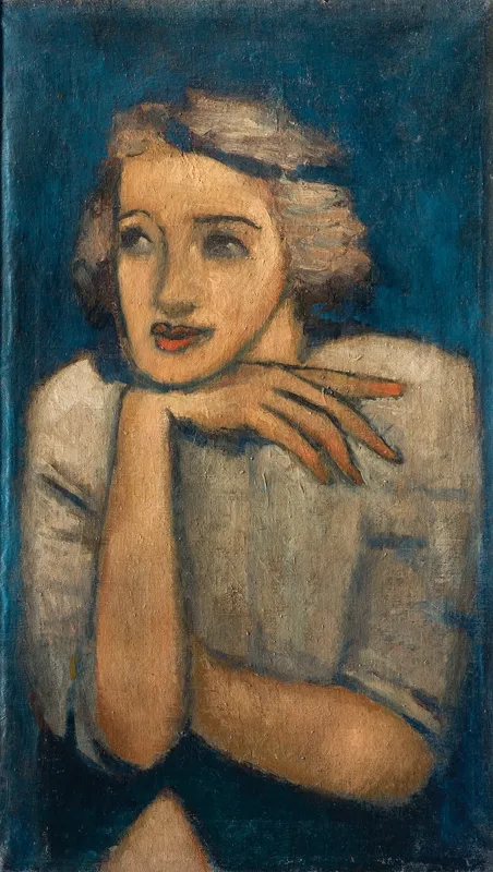 Jerzy Nowosielski, PORTRET KOBIETY, 1946-1947