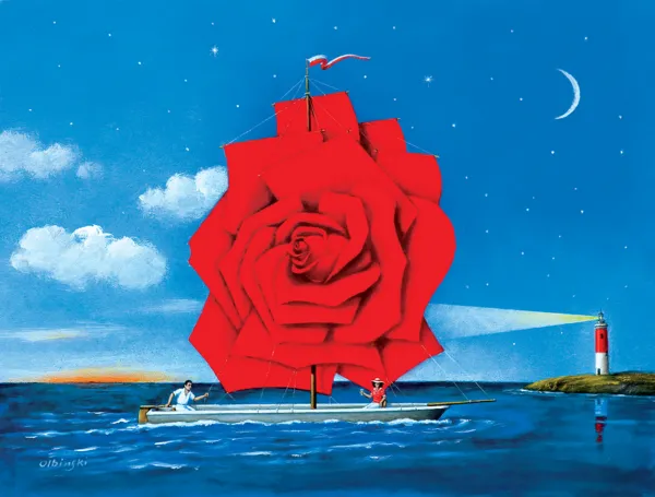 Rafał Olbiński, SPOKOJNY ODPOCZYNEK, 2001