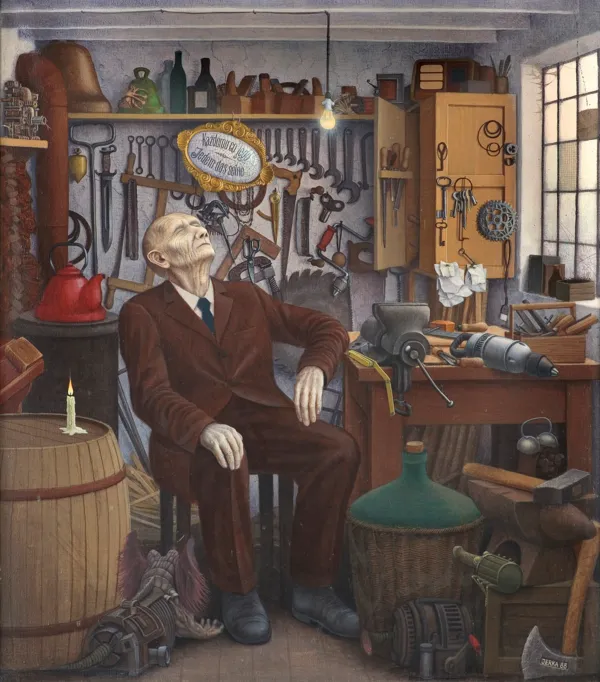 Jacek Yerka, KAŻDEMU CO JEGO, 1988