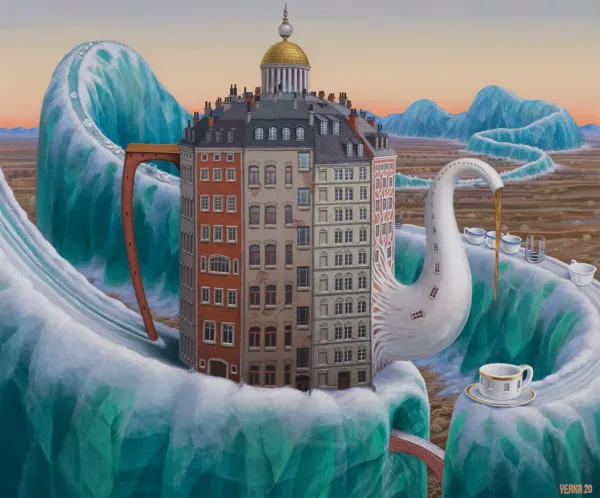 Jacek Yerka, ICE TEA, 2020