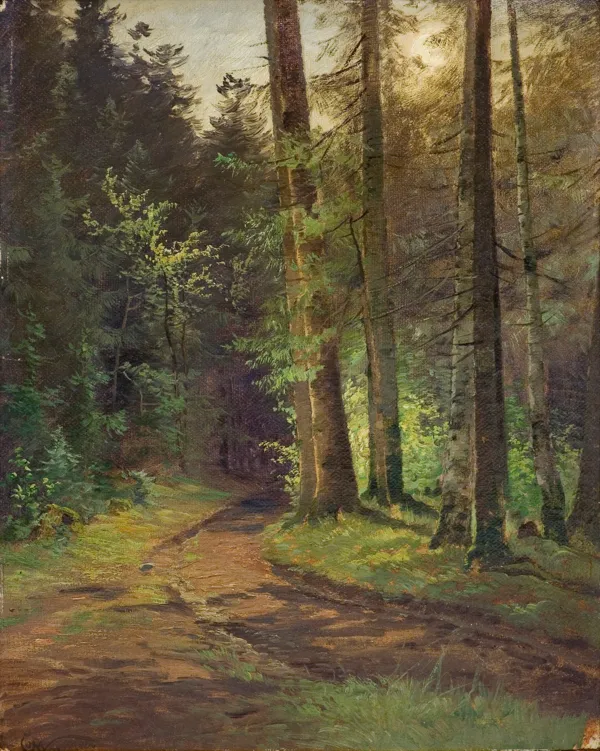 Conrad Wimmer, Droga w lesie