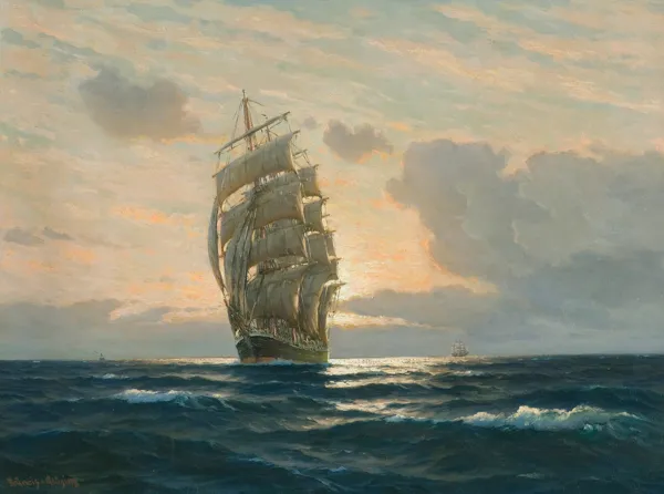 Martin Franz Glüsing, POD PEŁNYMI ŻAGLAMI