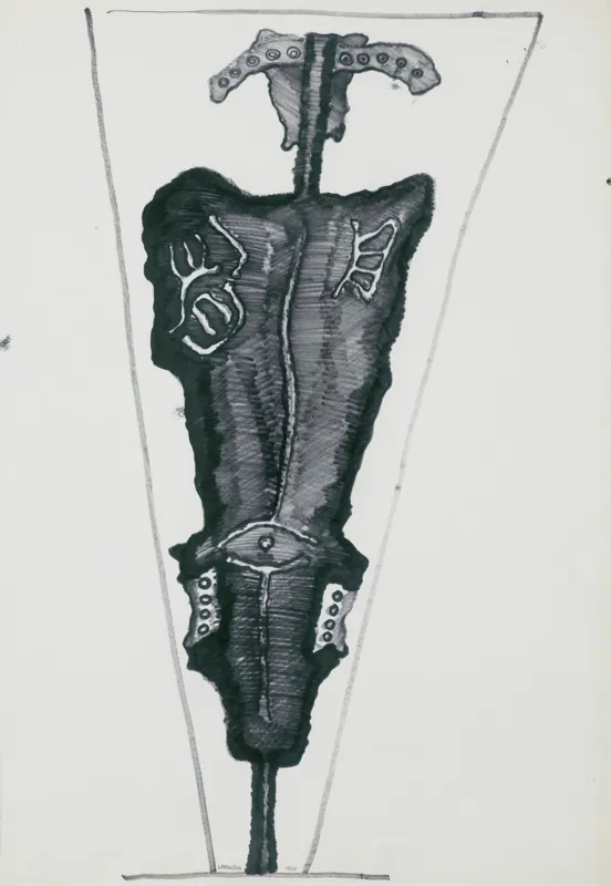 Jan Lebenstein, FIGURA OSIOWA, 1960