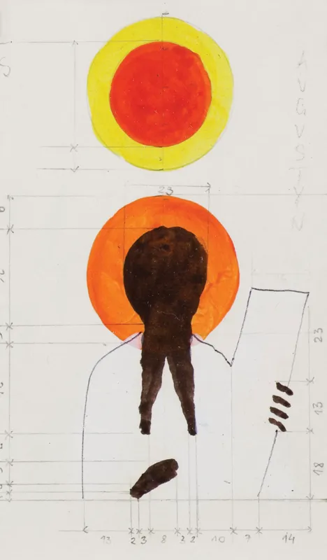 Jerzy Nowosielski, ŚW. AUGUSTYN, ok. 1982