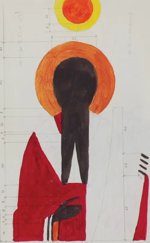 Jerzy Nowosielski, ŚW. IGNACY ANTIOCHEŃSKI , ok. 1982