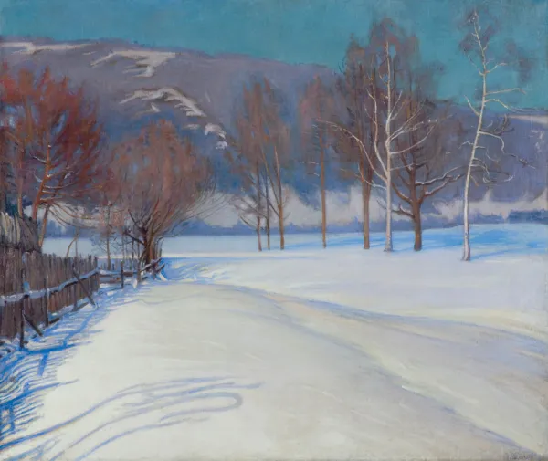 Józef Wrzesiński, SŁONECZNY DZIEŃ. WIDOK NA GUBAŁÓWKĘ, 1925