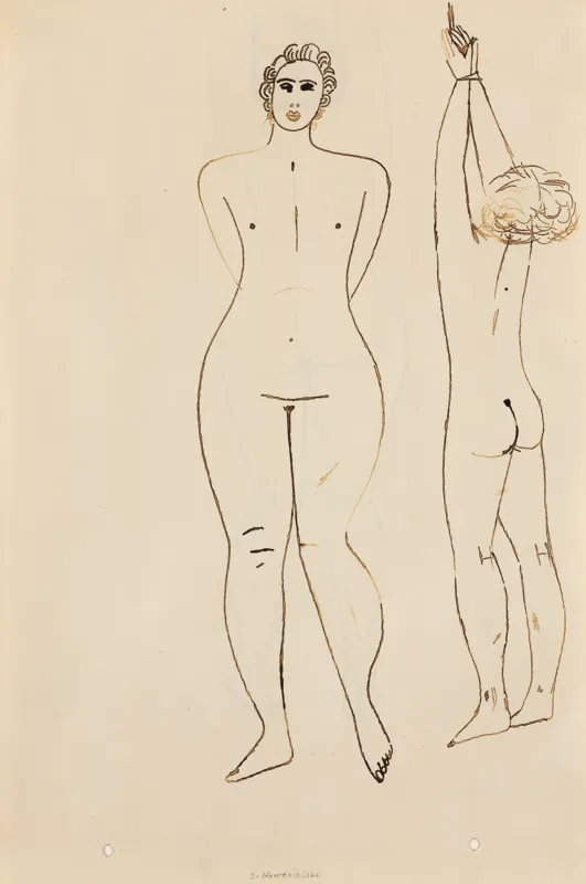 Jerzy Nowosielski, BEZ TYTUŁU (na odwrocie: BEZ TYTUŁU), [1950]