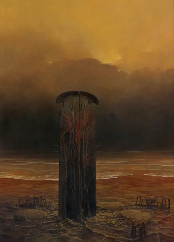 Zdzisław Beksiński, BEZ TYTUŁU, 1983