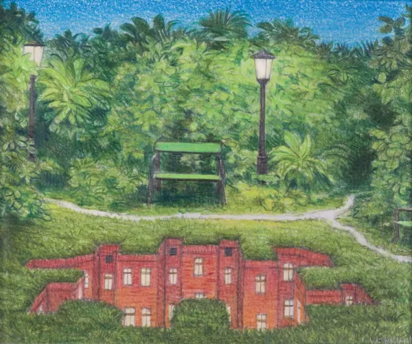 Jacek Yerka, LATO W MIEŚCIE II, 2004