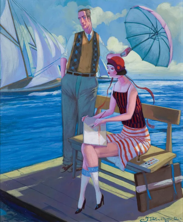 Jacek Pałucha, AKWARELISTKA – MARYNISTKA, 2021